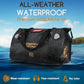 Waterproof Duffel Bag - Motorcycle Dry Bag Tail Bag with Large Storage Space, Waterproof Luggage Duffle Bags with Outer Mesh Zipper Pocket for Camping, Kayaking, Fishing & Traveling - Roamly