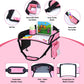 Kids Travel Tray, Travel Tray for Kids Car Seat, Toddler Car Seat Lap Tray, Carseat Tray for Kids Travel, Carseat Table Tray for Kids Travel Activities (Light Pink)