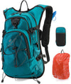 Hydration Backpack Pack with 2L Water Bladder 18L Hiking Backpack Women Men Lightweight Hydropack Insulated Daypack for Biking, Running, Festival - Roamly