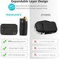 Travelkin Cord Organizer Travel, Electronic Organizer Travel Case, Cable Organizer Bag For Cords,Chargers Phone, Sd Card,Usbs (Black)
