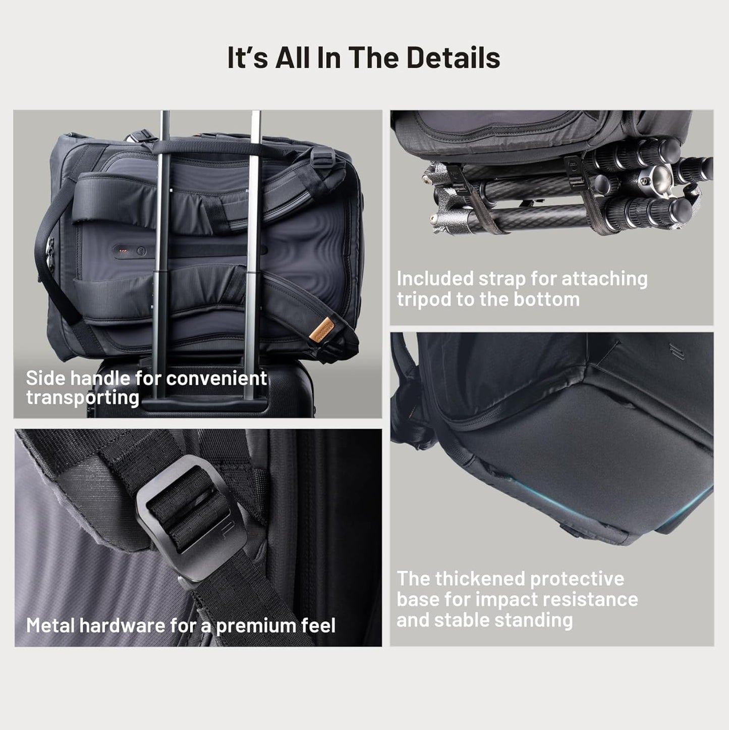 PGYTECH OneGo 2 Camera Backpack 25L with Laptop/iPad Compartment Waterproof Camera Backpack for Urban & Travel Photography – Compatible with Sony/Canon/Nikon/DSLR/SLR Mirrorless Cameras, Pine Green