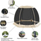 Alvantor Pop Up Screen House Gazebo with Mosquito Netting, Instant UV Resistant Sun Shelter for Patio & Backyard, Portable Canopy Tent for 2-10 Person