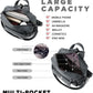 PU Leather Backpack Purse for Women Fashion Multipurpose Design Handbag Ladies Shoulder Bags Travel Backpack Blue Grey
