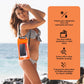 IP68 Waterproof Dry Bag, 2L - Roll Top Waterproof Pool Bag，Dry Bags for Kayaking Waterproof-w/Phone Pouch,Large Waterproof Phone Pouch,Boating & Kayak Accessories Camping (Orange 2L)