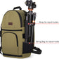MOSISO Camera Sling Bag, DSLR/SLR/Mirrorless Camera Backpack Case Shockproof Photography Backpack with Tripod Holder & Removable Modular Inserts Compatible with Canon/Nikon/Sony/Fuji
