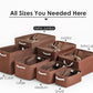 TheWarmHome Organization and Storage for Organizing - Extra Jumbo 3 Pack 20.5x15.7x13.8 inch Fabric Storage Bin for Shelves, Storage cubes for Decorative Shoes Towel Blanket Closet (Brown)