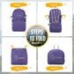 ZOMAKE Lightweight Packable Backpack 35L, Light Foldable Backpacks Water Resistant Collapsible Hiking Bag, Compact Folding Day Pack for Travel Camping(Purple) - Roamly