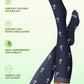 Bamboo Viscose Compression Socks for Women Men 2 Pairs 15-20mmHg Knee High Compression Socks Travel Nurse