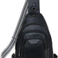 10L Crossbody Sling Bag for Women Men Anti Theft Cross Body Fanny Pack Belt Bag Purse Gifts for Women Faux Leather, Black