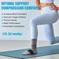 NEENCA Medical Compression Socks—2 Pairs, Ankle Socks for Injury Recovery, Pain Relief, Swelling, Sport Protection 20-30 mmHg