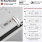 mixi 17x14x9 Carry On Luggage Underseat PC Hard Shell Suitcase Top Opening Aluminum Frame Travel Suitcases with Wheels, Smoke White