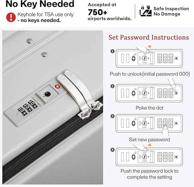 mixi 17x14x9 Carry On Luggage Underseat PC Hard Shell Suitcase Top Opening Aluminum Frame Travel Suitcases with Wheels, Smoke White