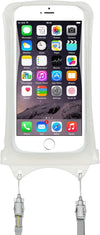 AquaVault 100% Waterproof Floating Smart Phone Case & Money Pouch - Fits All Phones - Made from Premium Heavy Duty PVC for Added Drop Protection - Includes Adjustable Neck Strap. White