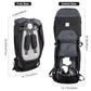 Baby Shoulder Carrier Baby Hiking Backpack Carrier with Rain Cover Sun Shade for Child Safe Backrest and Toddler Ergonomic Seat Holds 40 Pound for Children Between 6 Months-3 Years Old Babies