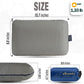 Travel & Camping Comfortable Memory Foam Pillow – Easy to Carry Portable Bag – Temperature Regulating Pillow Case (Grey)
