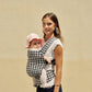 GROWNSY Baby Carrier Newborn to Toddler, Ergonomic Baby Toddler Carrier Slings Wraps with Head Support, Easy to Wear, Infant Carrier Baby Gift, Travel and Hiking Friendly,for 7 to 44 lb(Houndstooth)