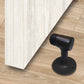 QCAA Solid Brass Door Stop, 3", Height, ORB(Oil-Rubbed Bronze), 2 Pack