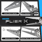 GOMEXUS Titanium Fishing Pliers 7'' with Side Cutters, Never Rust Hook Remover, Saltwater Resistant, Inshore & Nearshore Fishing (Split Ring Nose(no Leather), 7 INCHES)