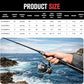 Goture Spinning Fishing Rod & Reel Combo with Carrier Bag,6.6-9FT,Spin Reels, Lures Kit, Pliers, Braided Line, Fish Gripper, Carbon Fiber Freshwater Fishing Rod Full Kit for Starter