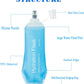 AXEN Soft Flask TPU Foldable Running Hydration Flask, Soft Collapsible Water Bottle for Hydration Pack Cycling Marathon Running Hiking