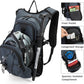 Hydration Backpack Pack with 2L Water Bladder 18L Hiking Backpack Women Men Lightweight Hydropack Insulated Daypack for Biking, Running, Festival - Roamly