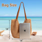 Peicees Crochet Beach Bag For Women Summer Tote Bag Boho Shoulder Bag With Leak-Proof Lining for Vacation Travel Woven Purse