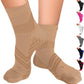 TechWare Pro Plantar Fasciitis Socks – Cushion Ankle Compression Socks Women & Men. Achilles Tendonitis Brace & Arch Support