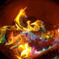 Merlin's Mystical Fire Color Changing Packets- Pack of 6, 0.882 oz Each- Long Lasting Enchanted Multi-Color Magical Flames- Flame Color Changer for Fire Pits & Outdoor Fireplaces- Campfire Accessories