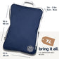 Large Compression Packing Cubes for Travel-Packing Cube Luggage Organizers 7 Piece Set for Checked Luggage-Ultralight, Expandable/Compression Bags by TRIPPED Travel Gear (Navy/White) - Roamly