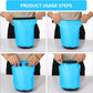 6 Pcs Waterproof Dry Bag Sack Lightweight Outdoor Dry Bags 35 L, 20 L, 15 L, 10 L, 5 L, 3 L Waterproof Boat Bag for Kayaking, Backpacking, Hiking, Camping Rafting(Blue)