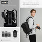 Cwatcun Waterproof Camera Backpack PU Leather Camera Bag with Tripod Holder, 14" Laptop Compartment for Canon Sony Nikon SLR DSLR Mirrorless Camera, Lens, Travel Photography Camera Bag Case