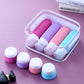 Travel Bottles for Toiletries 8 Pack, Tsa Approved Travel Size Toiletries 3 oz, Travel Containers for Toiletries, with Clear Bag, Leak Proof Silicone Squeezable Travel Essentials Creams Jars