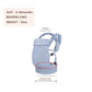 Baby Carrier for Newborn to Toddler, 7-35 lbs Weight Capacity, Ergonomic Backpack Design, Front and Back Facing Options, Blue