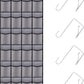Over the Door Shoe Organizer, 24 Large Breathable Mesh Pockets, Hanging Storage Holder, Hanging Shoe Organizer(Grey)