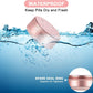 Small Pill Case 2 Compartment Metal Pill Box - Portable Travel Pill Container for Pocket or Purse, Waterproof Pill Organizer for Medicine Vitamin Fish Oil and Supplements