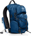 Water Buffalo Hydration Backpack - Sherpa 22L Hiking Backpack with Water Bladder - Water Backpack for Hiking with Waterproof Zippers, Phone & Pole Holders - Roamly