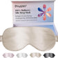 Silk Sleep Mask - Luxurious 100% Pure Mulberry Silk Eye Mask for Restful Sleep and Travel, Hypoallergenic, Cooling, Total Blackout, Adjustable for Women & Men (Champagne Gold)