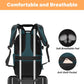 MOSISO Camera Backpack, DSLR/SLR/Mirrorless Photography Camera Bag Waterproof Artistic Geometric Hardshell Case with Tripod Holder&15-16 inch Laptop Compartment for Canon/Nikon/Sony, Teal Green