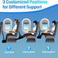 Airplane Foot Hammock for Plane Travel Essentials, Airplane Foot Rest with 2 in 1 Removable Support Pad, Adjustable Foot Hammock with Thicken Memory Foam, Foot Rest for Plane Travel Foot Leg Rest