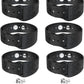 Motion Sickness Bands Anti Nausea Acupressure Wristband Sea Sickness Wristbands Nausea Bands（3Pairs-Black）