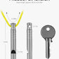 TISUR Titanium Emergency Whistle,120db Safety Whistle with Lanyard,Outdoor Survival Small Whistle for Life Saving,Hiking,Pets Training,Coach Sports