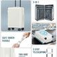 Joyway Luggage Sets 3 Piece with Spinner Wheels, Carry On Luggage 20In with ABS+PC Hardshell, Lightweight Suitcase Set with TSA Lock and Pressure-resistant Frame, 20/24/28 Inch, White