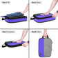Large Compression Packing Cubes for Travel - 5 Pcs set of Packing Cubes Compression, Carry on Suitcase Organizer Bags - Travel Cubes Organizer Bags for Luggage - Roamly