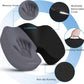TushGuard Seat Cushion for Office Chair Memory Foam Non-Slip Desk Seat Cushion Back, Coccyx, Sciatica, Tailbone Pain Relief Butt Pillow for Office Chair, Car, Wheelchair, Black