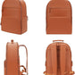 Camera Backpack Classic PU Leather for DSLR, Professional Camera Bag for Photographers with 15 Inch Laptop Compartment Large 20L