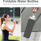 Collapsible Water Bottles Flexible Bpa Free Silicone Reusable Foldable Water Bottle,Durable Lightweight Leak-Proof Compact Water Bottles For Travel Hiking Yoga Running Outdoor Sports