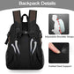 LARIPOP Basketball Bag, Sports Backpack with Ball Holder & Shoe Compartment, Water Resistant Gym Bag for Soccer Volleyball Travel