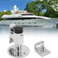 Door Stopper Wall Mounted with Self-Locking Hook Windproof Heavy Duty Marine Grade 316 Stainless Steel Door Catch for Yacht RV Home Office (with Screws)