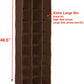 SIMPLE HOUSEWARE Hanging Closet Organizers 24 Section Shoe Shelves, Brown