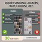 Over the Door Shoe Organizer with 30 Breathable Mesh Pockets - Large Capacity Closet Storage for Men & Women, Hanging Shoe Rack Organizer (Solid black)